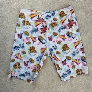 Dunkaroos Graphic Stretch Biker Shorts Size S